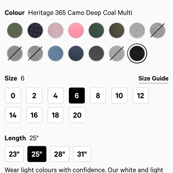 Lululemon align camo pants, high rise, size 6 - Picture 2 of 6